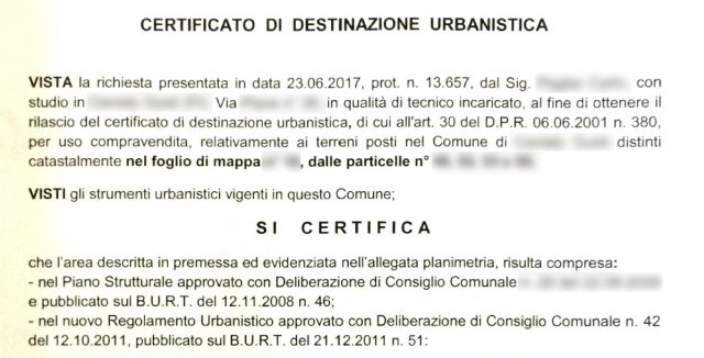 [Guida gratuita] Certificato Destinazione Urbanistica