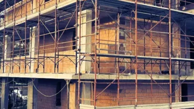 ponteggio da cantiere