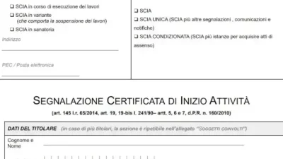 segnalazione certificata inizio attività toscana