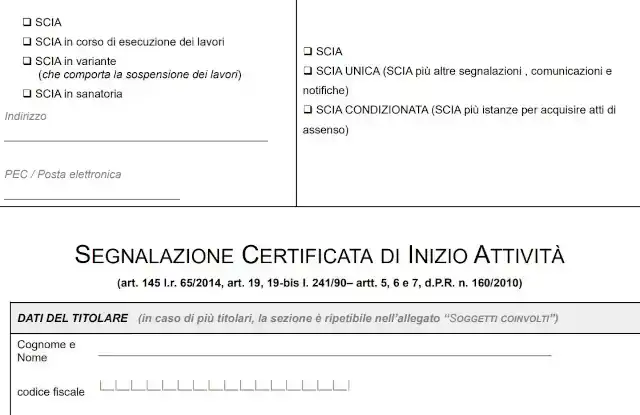 SCIA inefficace per carenza documentale e di rappresentazione progettuale