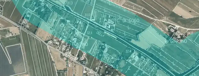 Fascia vincolo paesaggistico fluviale 150 metri
