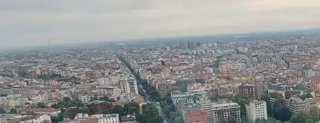panoramica città milano