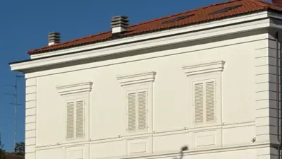 facciata edificio abitazione villetta