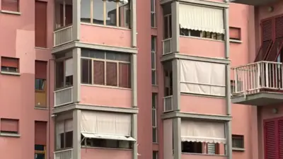 facciata edificio condominiale verande