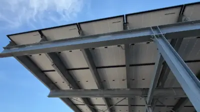 tettoia fotovoltaica